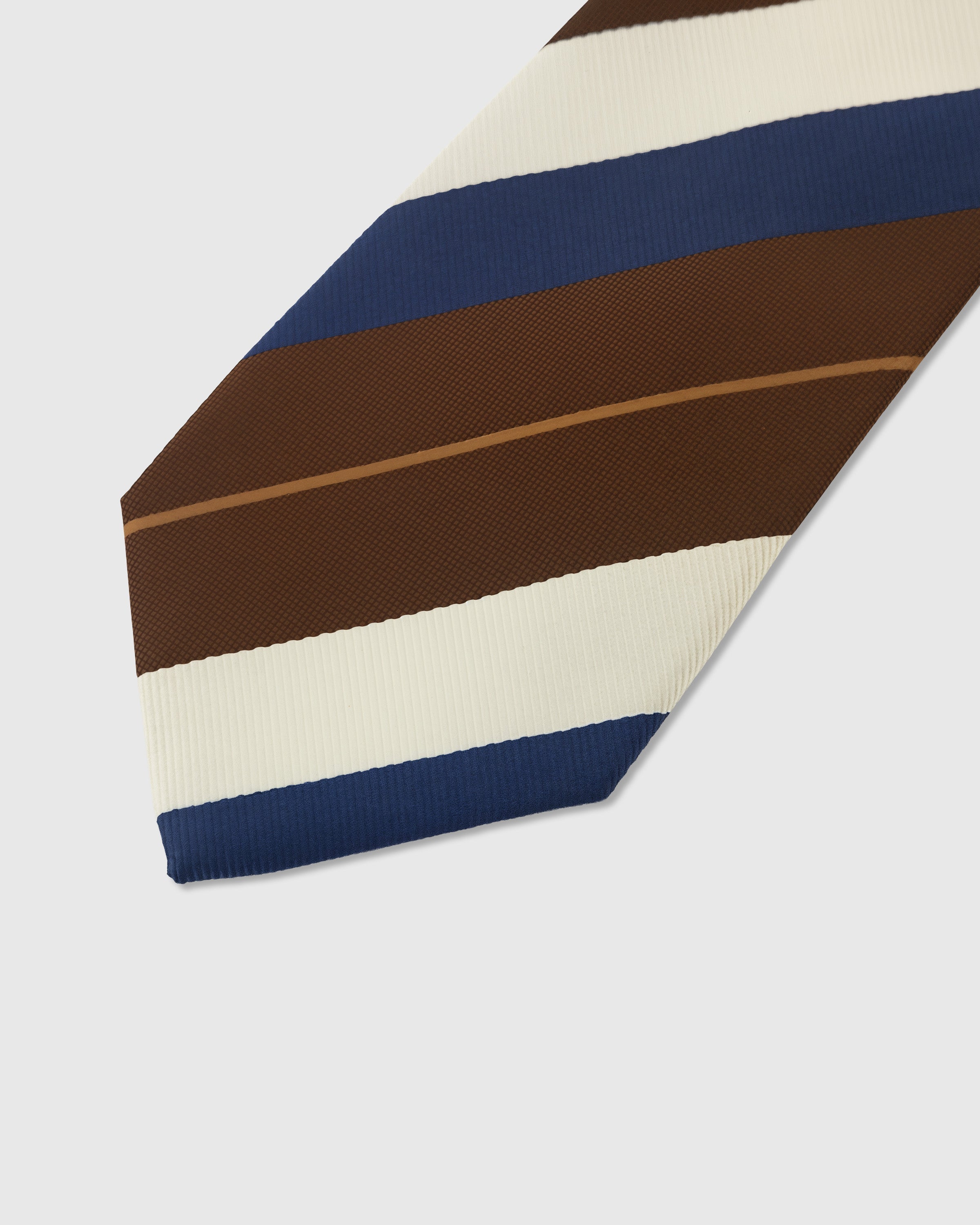 CLARET BROAD STRIPE TIE