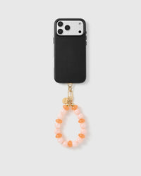 PEACH PEARL PHONE STRAP