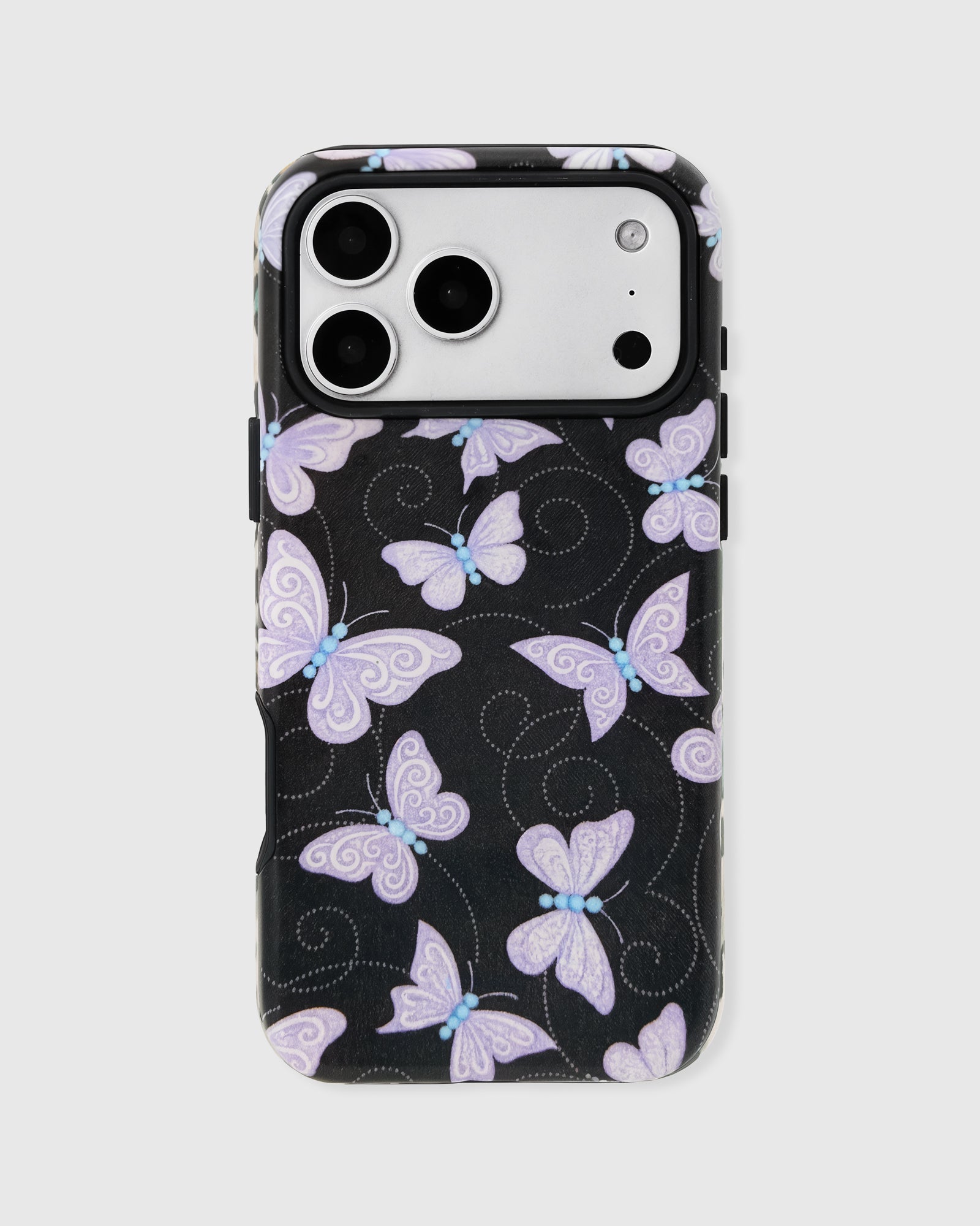 LAVENDER BUTTERFLY PHONE CASE