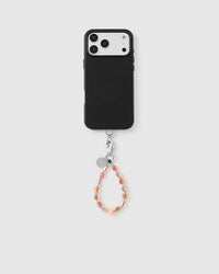 PEACH CRYSTAL PHONE STRAP