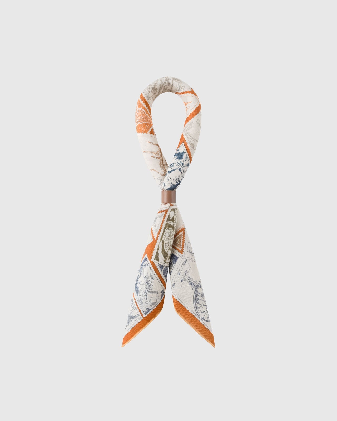 PHILATELIST SILK SCARF