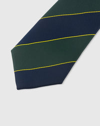 FOREST BLOCK STRIPE TIE