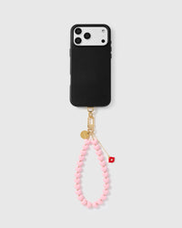 BUBBLEGUM HEART KISS PHONE STRAP