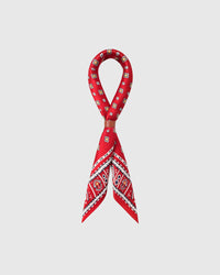 POPPY FOULARD SILK SCARF