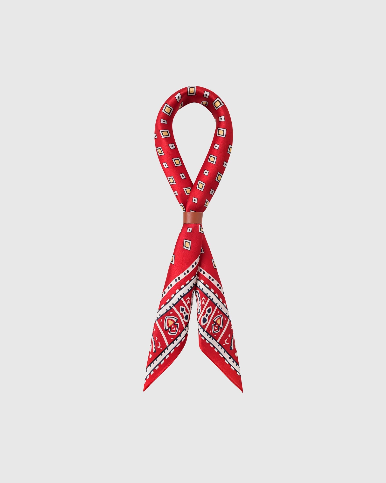 POPPY FOULARD SILK SCARF