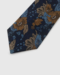 NAVY TWIN STRIPE TIE