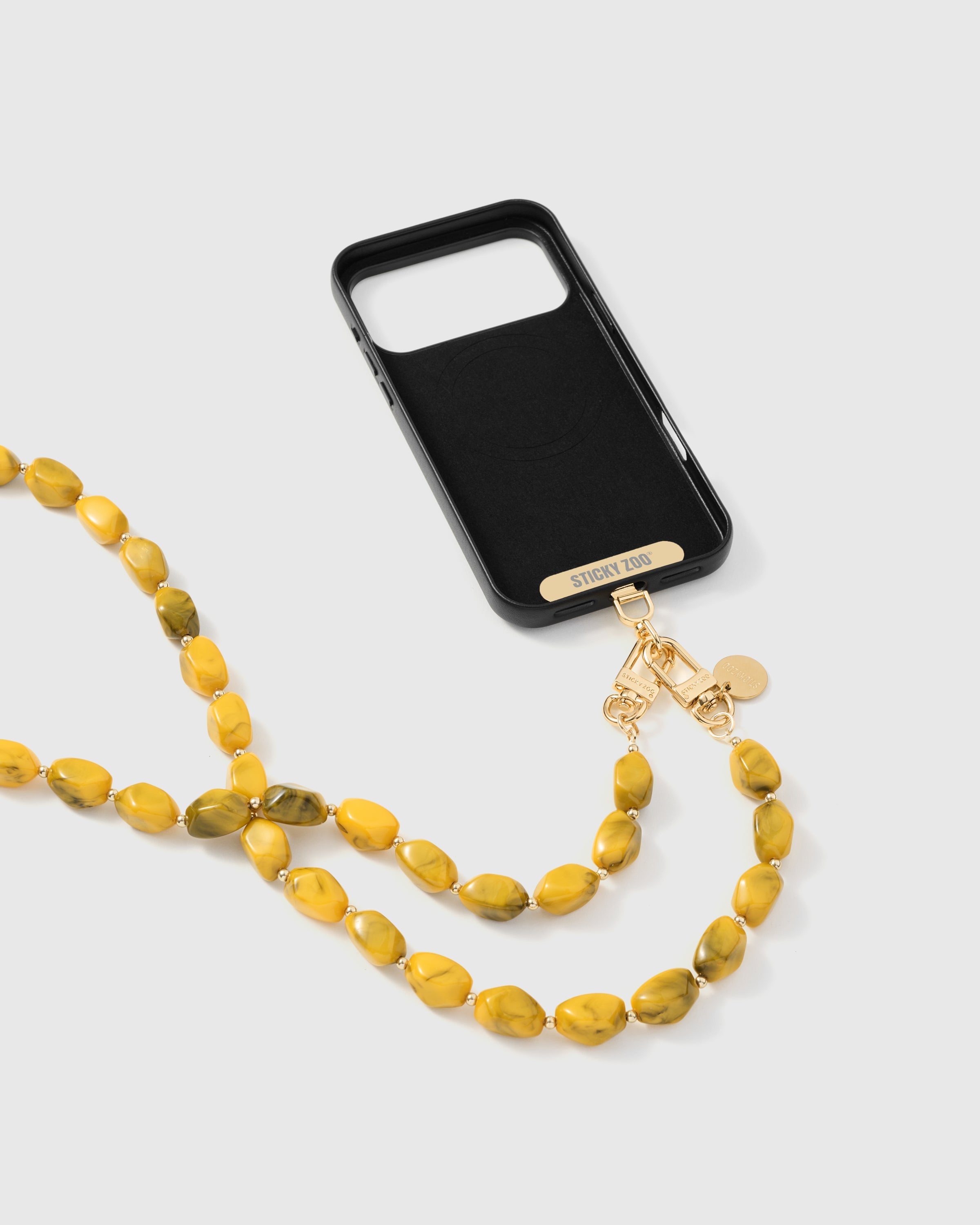 GOLDEN SMOKE CROSS-BODY PHONE STRAP