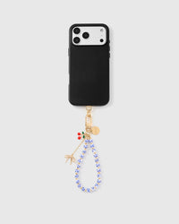 PORCELAIN CHERRY CHARM PHONE STRAP