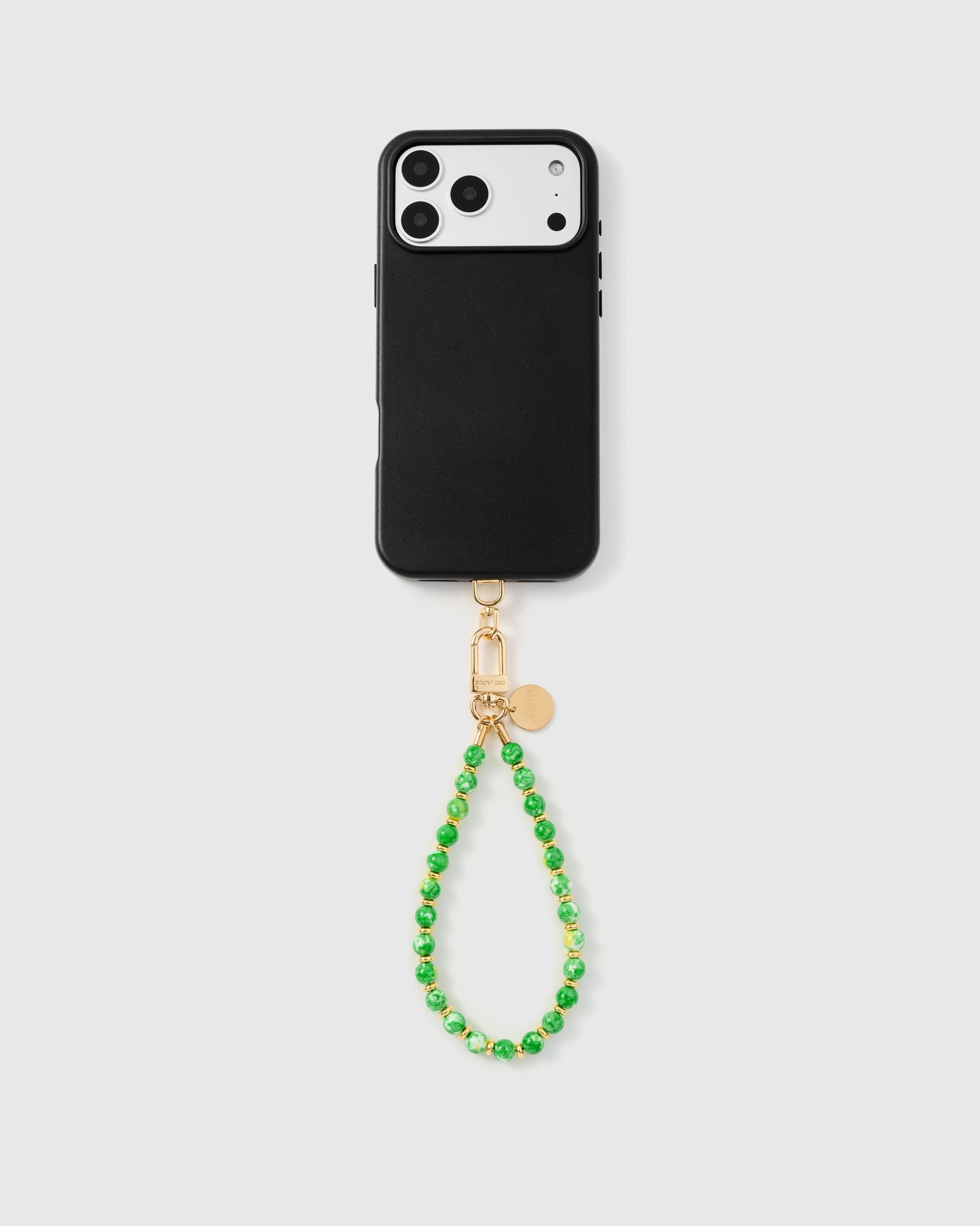JADE SPECKLE ORBIT PHONE STRAP