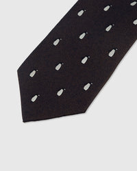 ONYX PENGUIN TIE