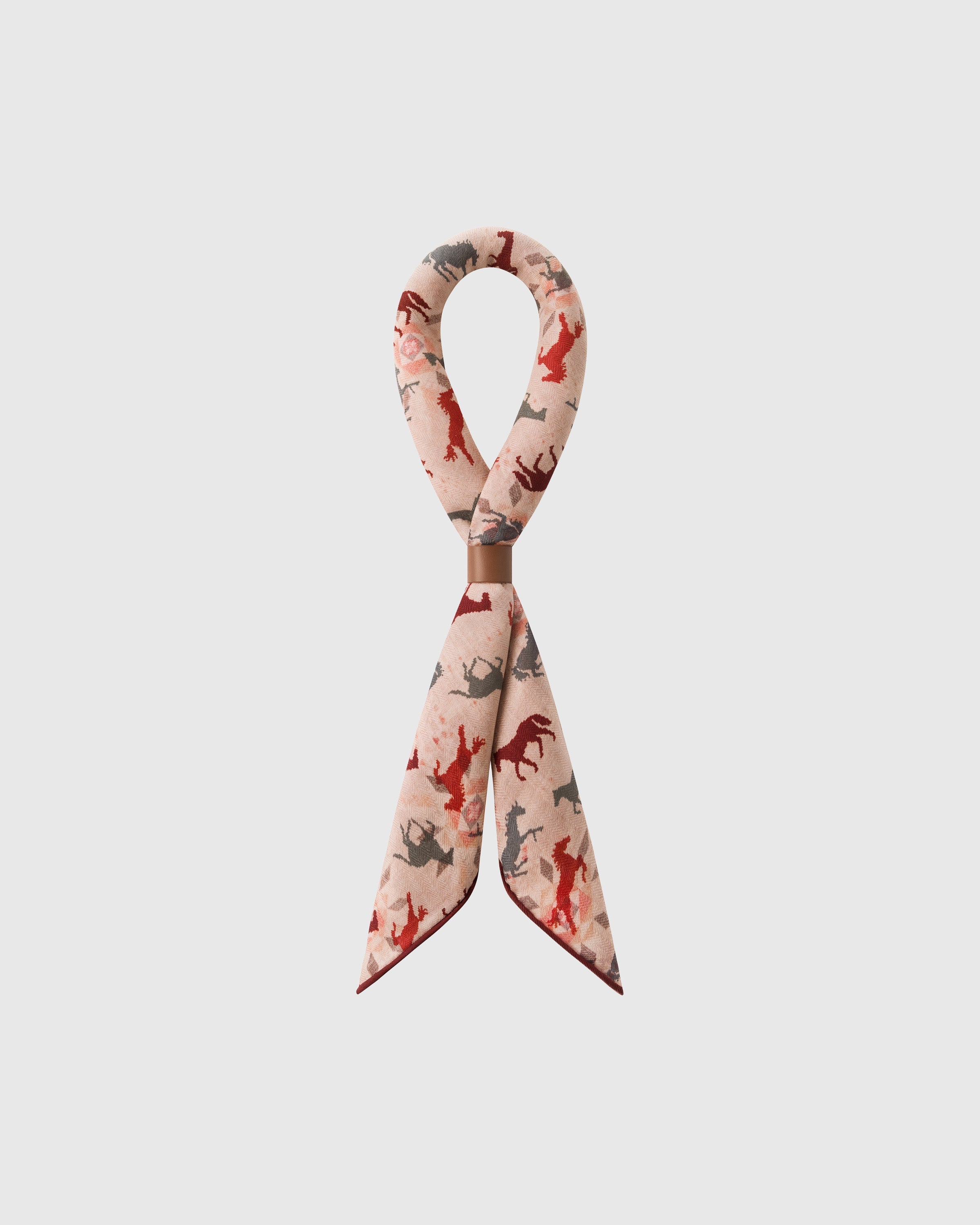 GALLOPING HORSES SILK SCARF