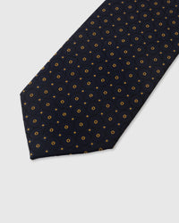 MIDNIGHT MEDALLION TIE