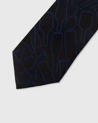 MIDNIGHT BLUEPRINT TIE