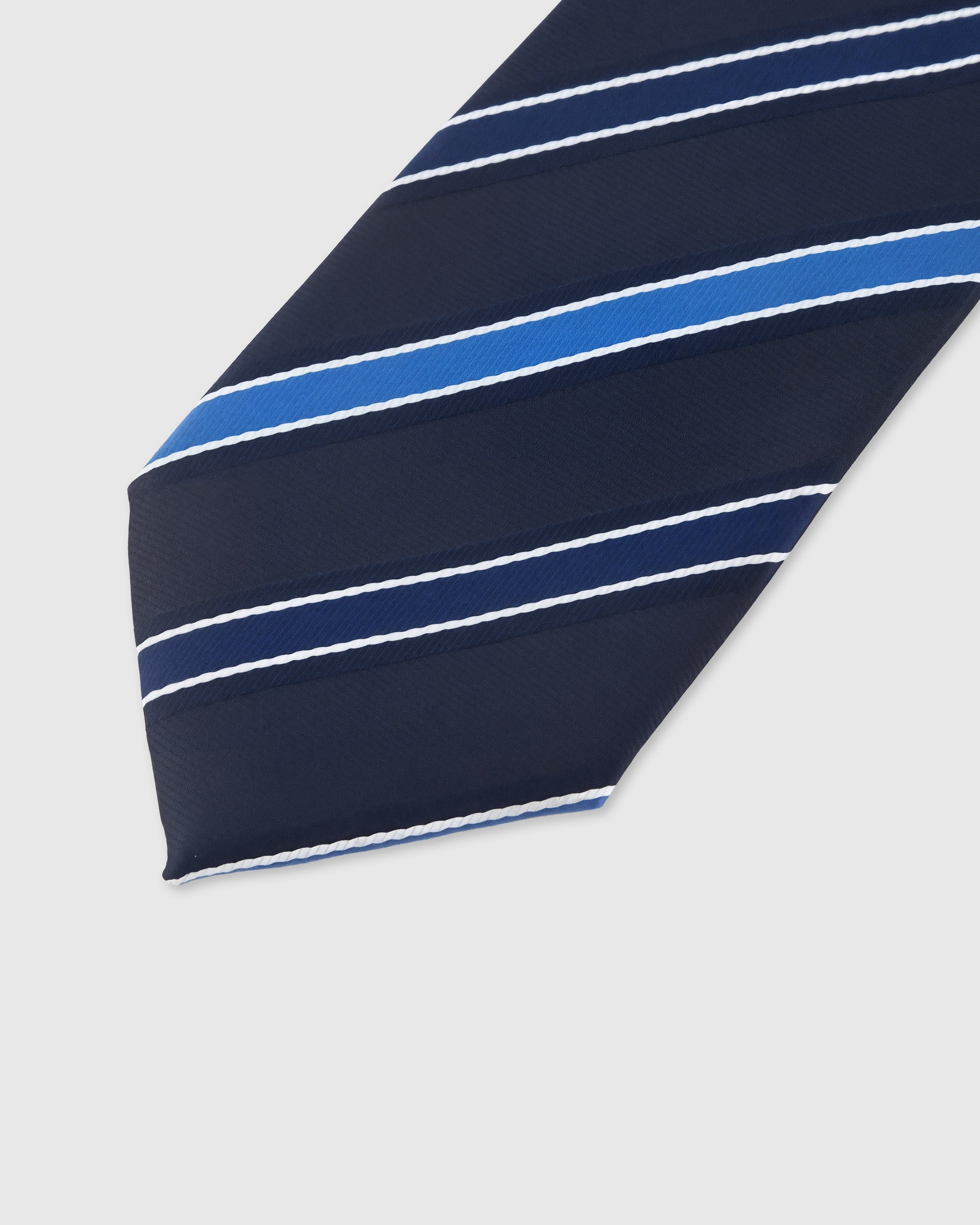 MIDNIGHT COBALT STRIPE TIE