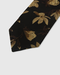 NOIR GILDED BLOOM TIE