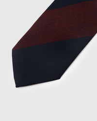 CLARET REGIMENT TIE