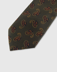 MOSS PAISLEY TIE