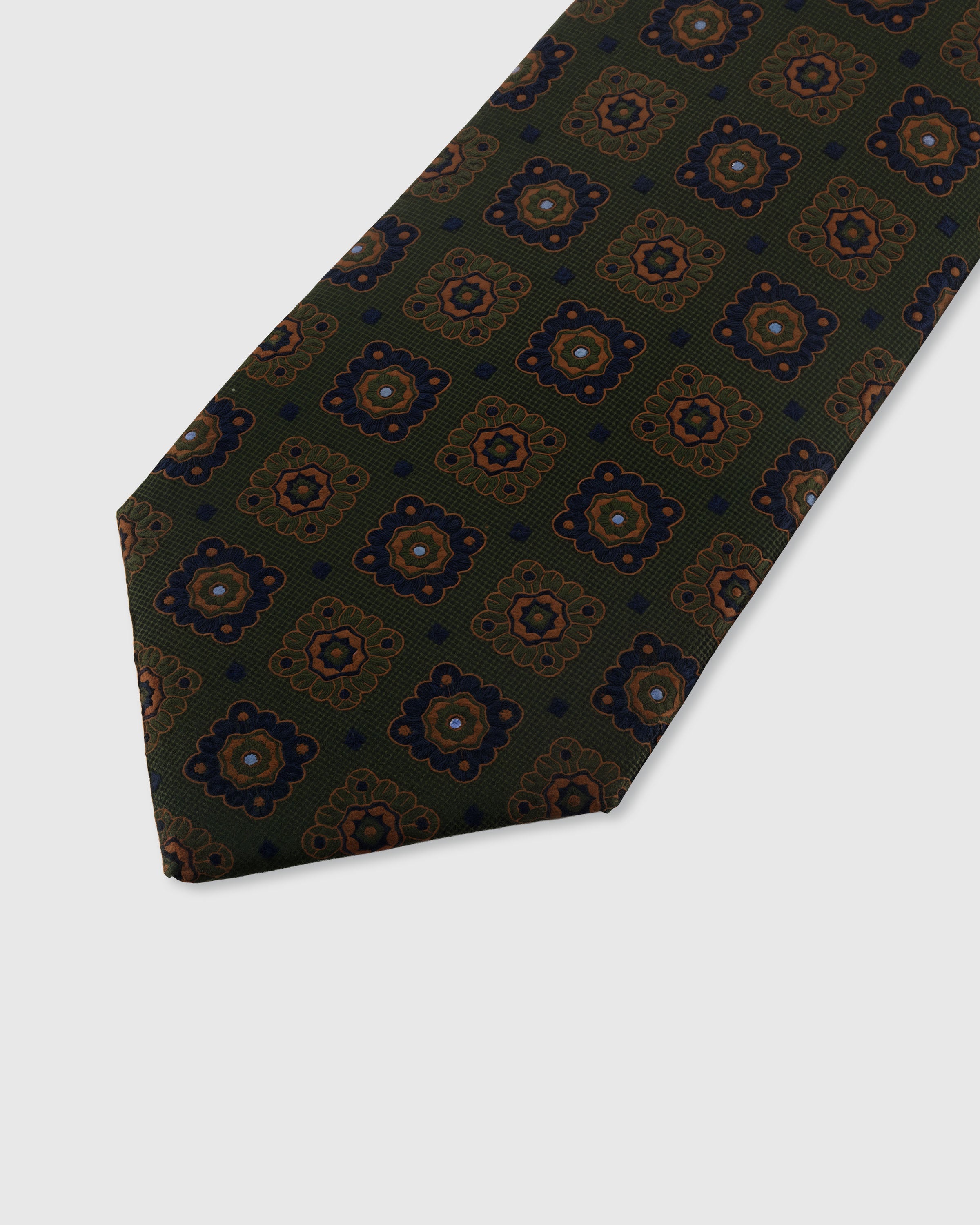 OLIVE MOSAIC TIE