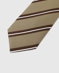 KHAKI COLLEGIATE TIE