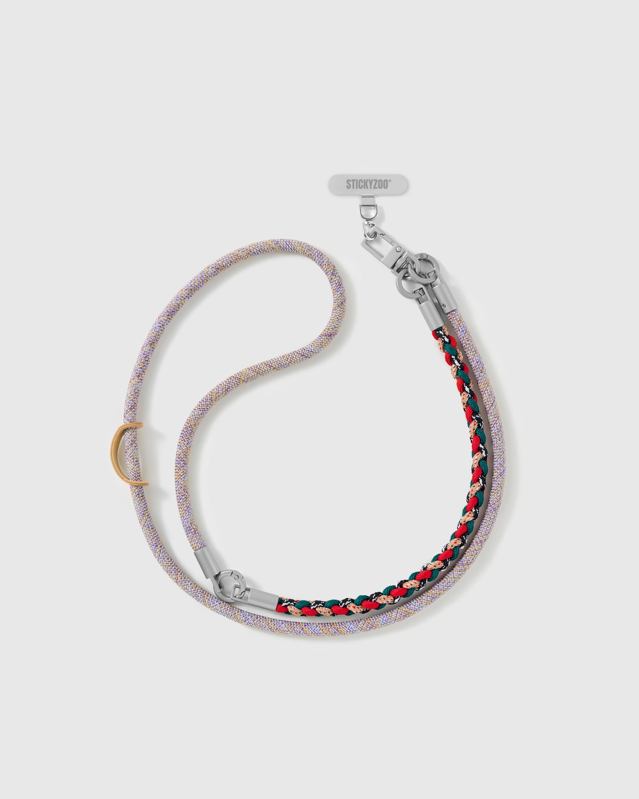 HEATHER BRAID CROSS-BODY PHONE STRAP