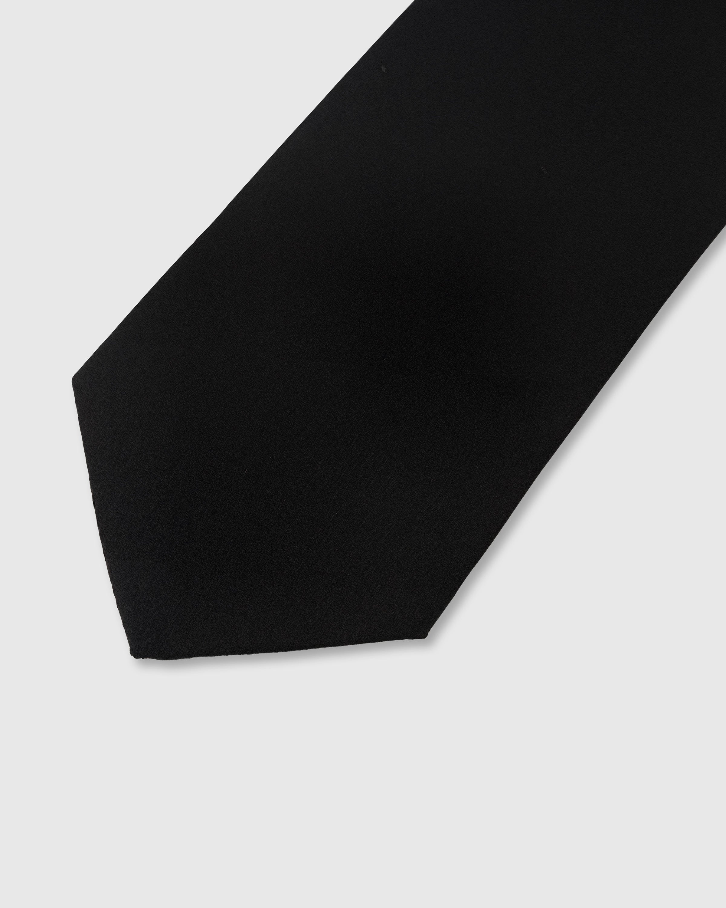 ONYX HERRINGBONE TIE