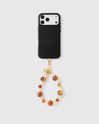 AMBER MARBLE PHONE STRAP