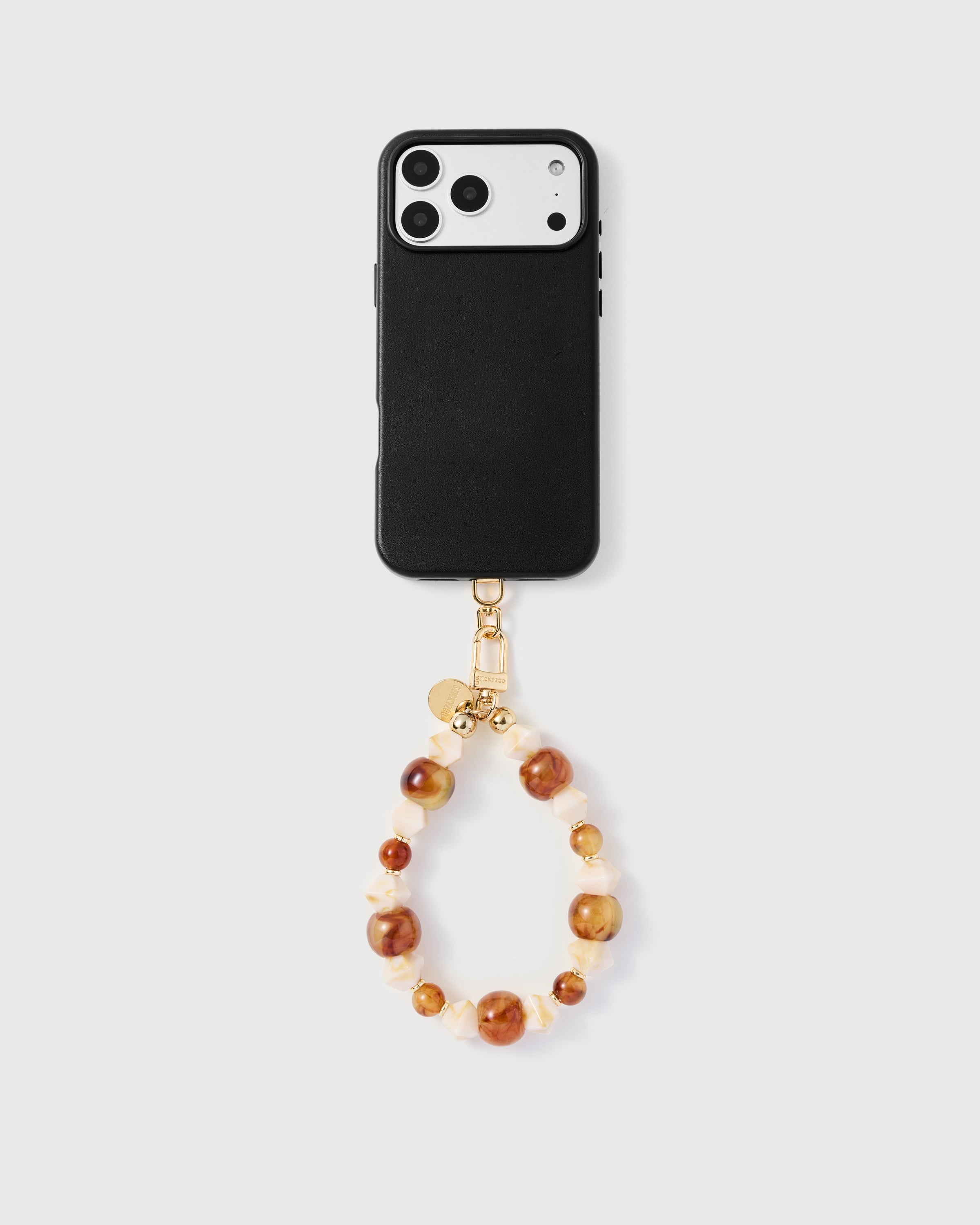 AMBER MARBLE PHONE STRAP