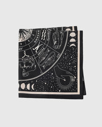 ZODIAC WHEEL SILK SCARF