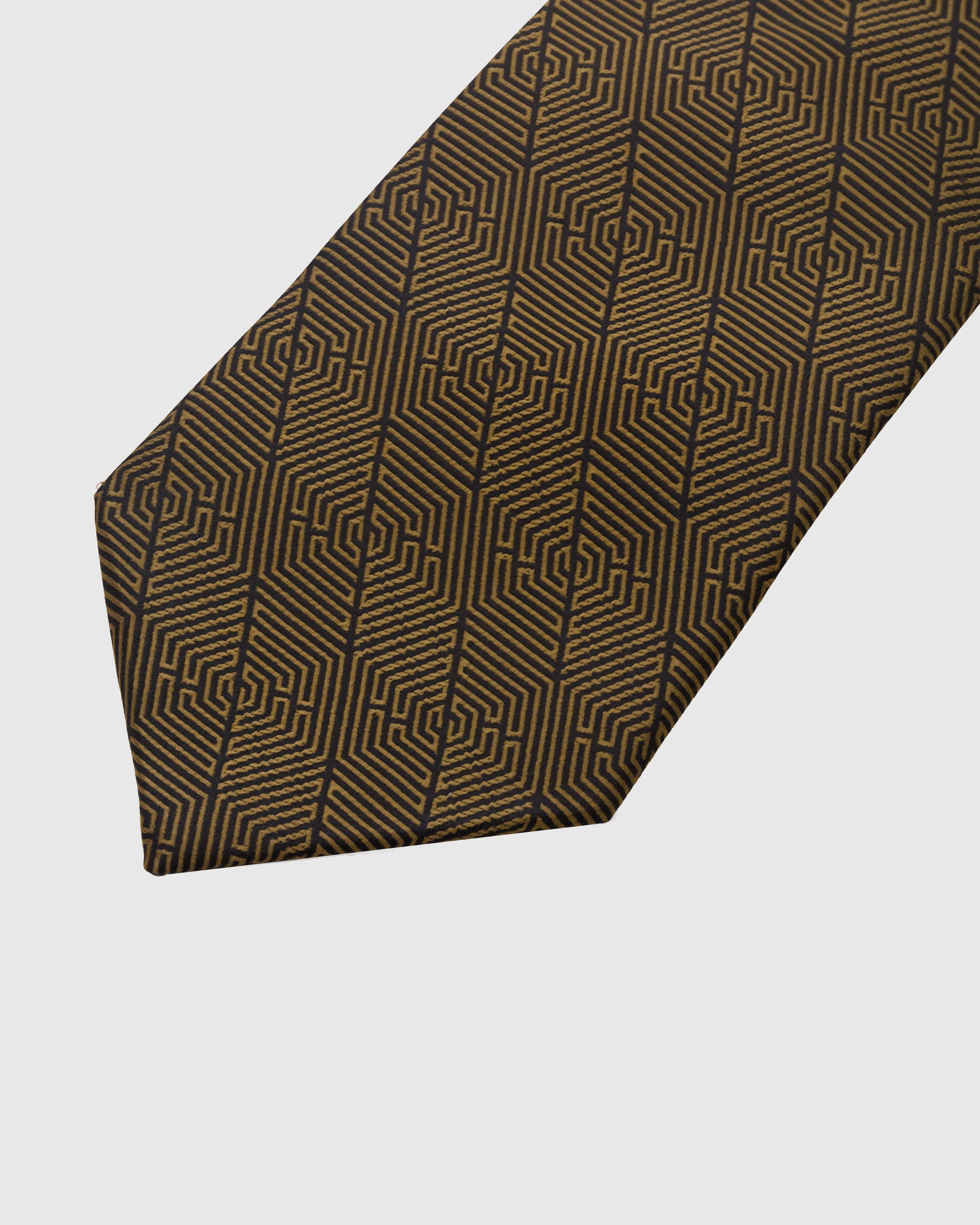BRONZE GEOMETRIC TIE