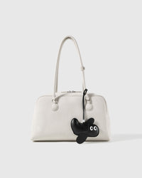 BLACK PUP BAG CHARM