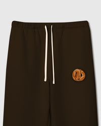 DOUBLE CROISSANT PLUSH SWEATPANTS