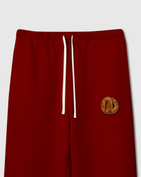 DOUBLE CROISSANT PLUSH SWEATPANTS