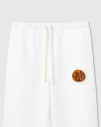 DOUBLE CROISSANT PLUSH SWEATPANTS