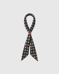 OBSIDIAN COIN SILK SCARF