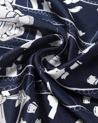 TANGERINE FRAME SILK SCARF