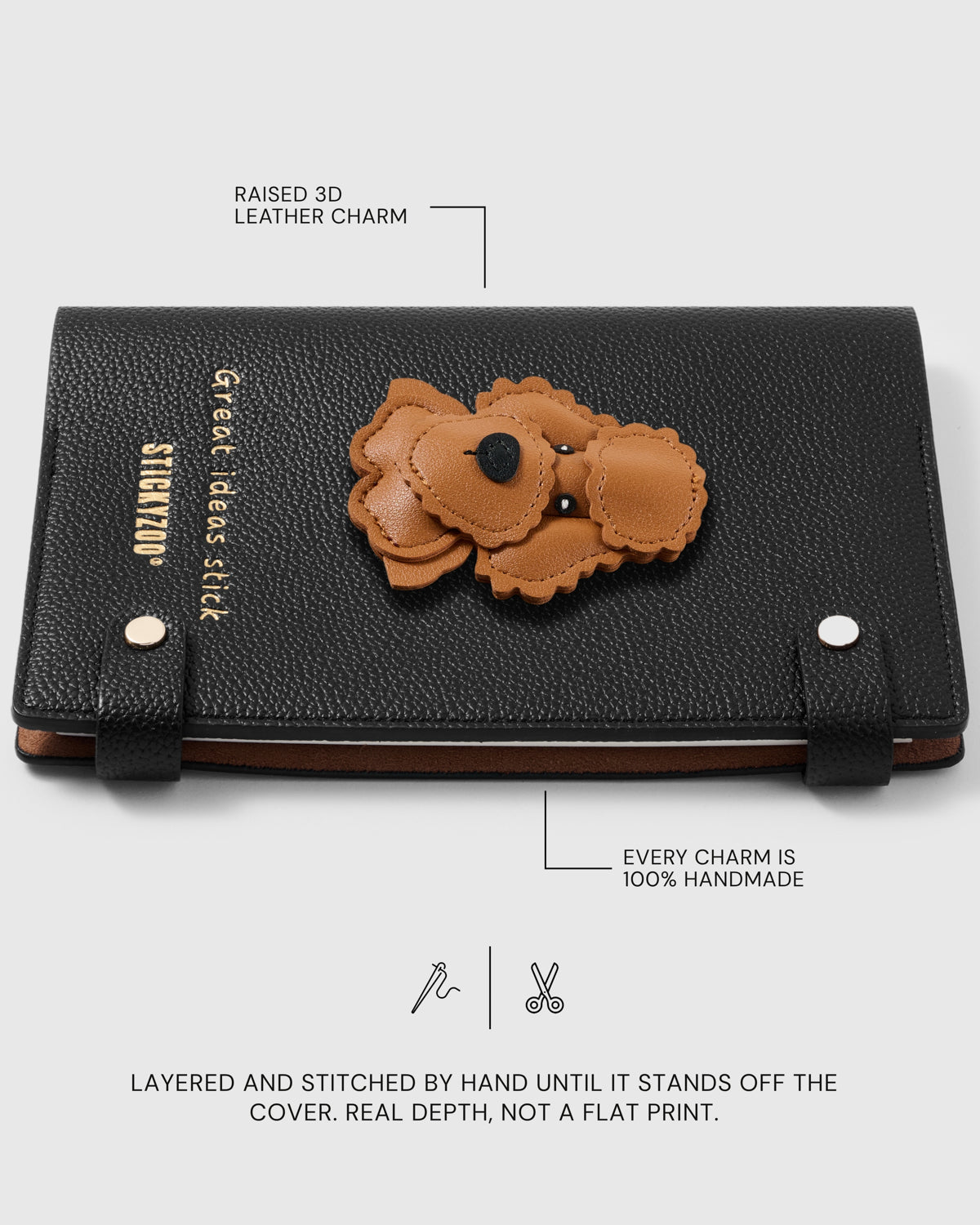 BROWN POODLE NOTEBOOK