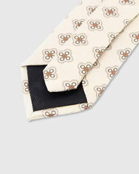 IVORY MEDALLION TIE