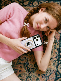 FRAMED TUXEDO CAT CASE NG TELEPONO
