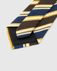 NAVY REGIMENT STRIPE TIE