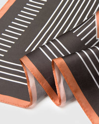 OP-ART DIAMOND SILK SCARF