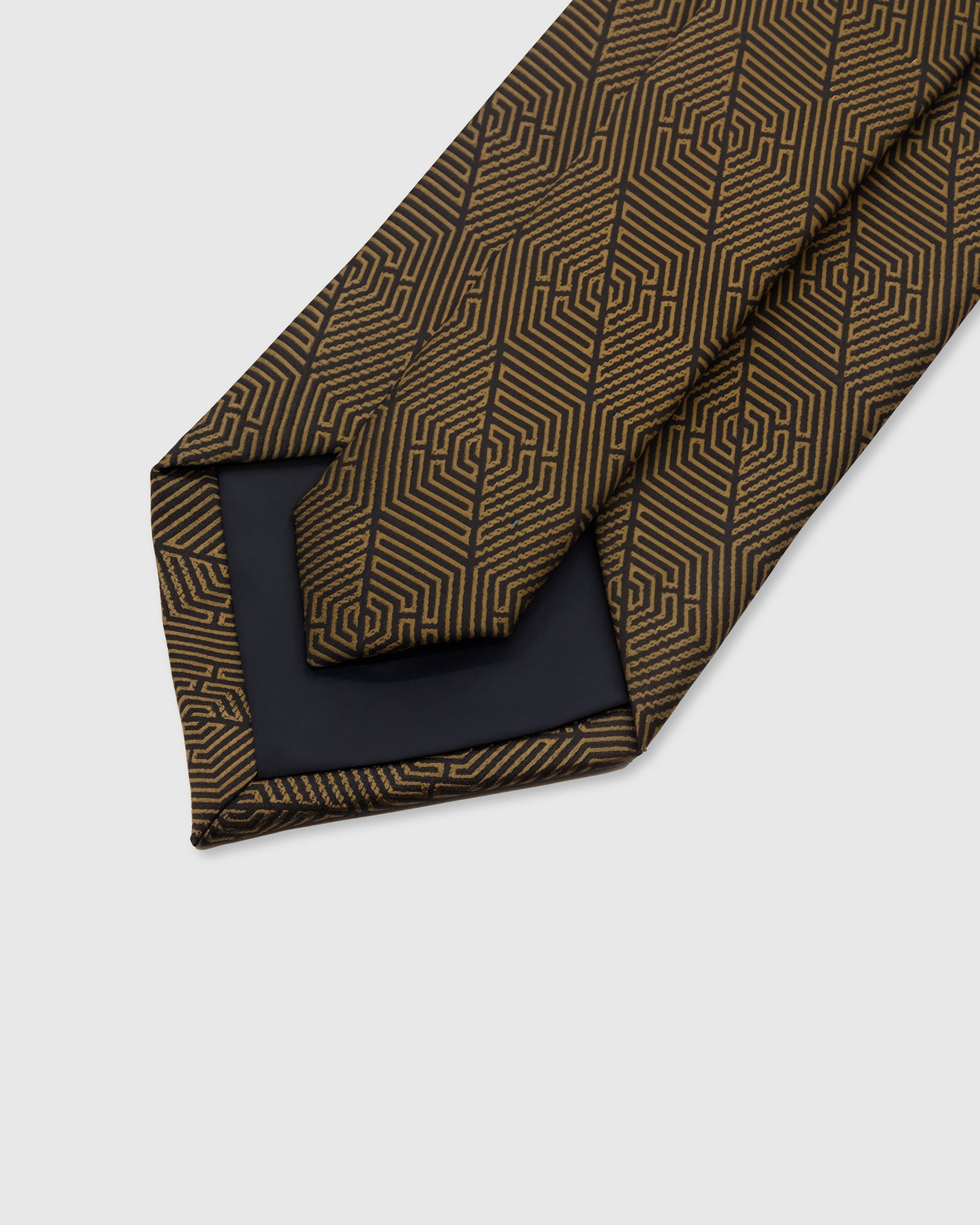 BRONZE GEOMETRIC TIE