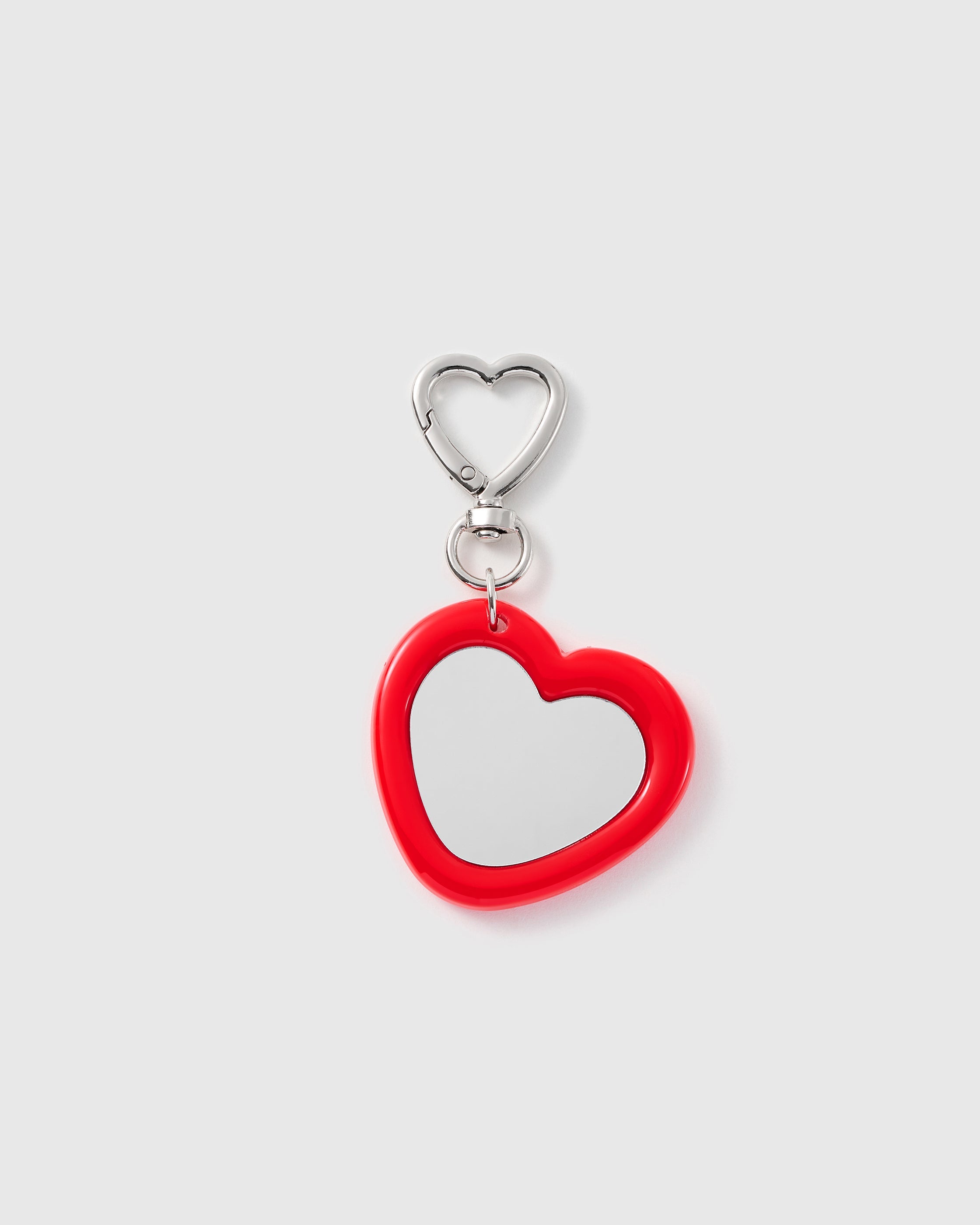 FIFI BLUSH HOUR HEART MIRROR CHARM