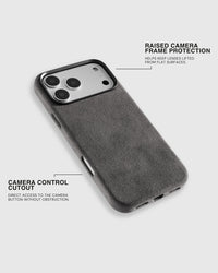ALCANTARA PHONE CASE — STORM