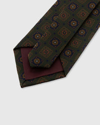 OLIVE MOSAIC TIE