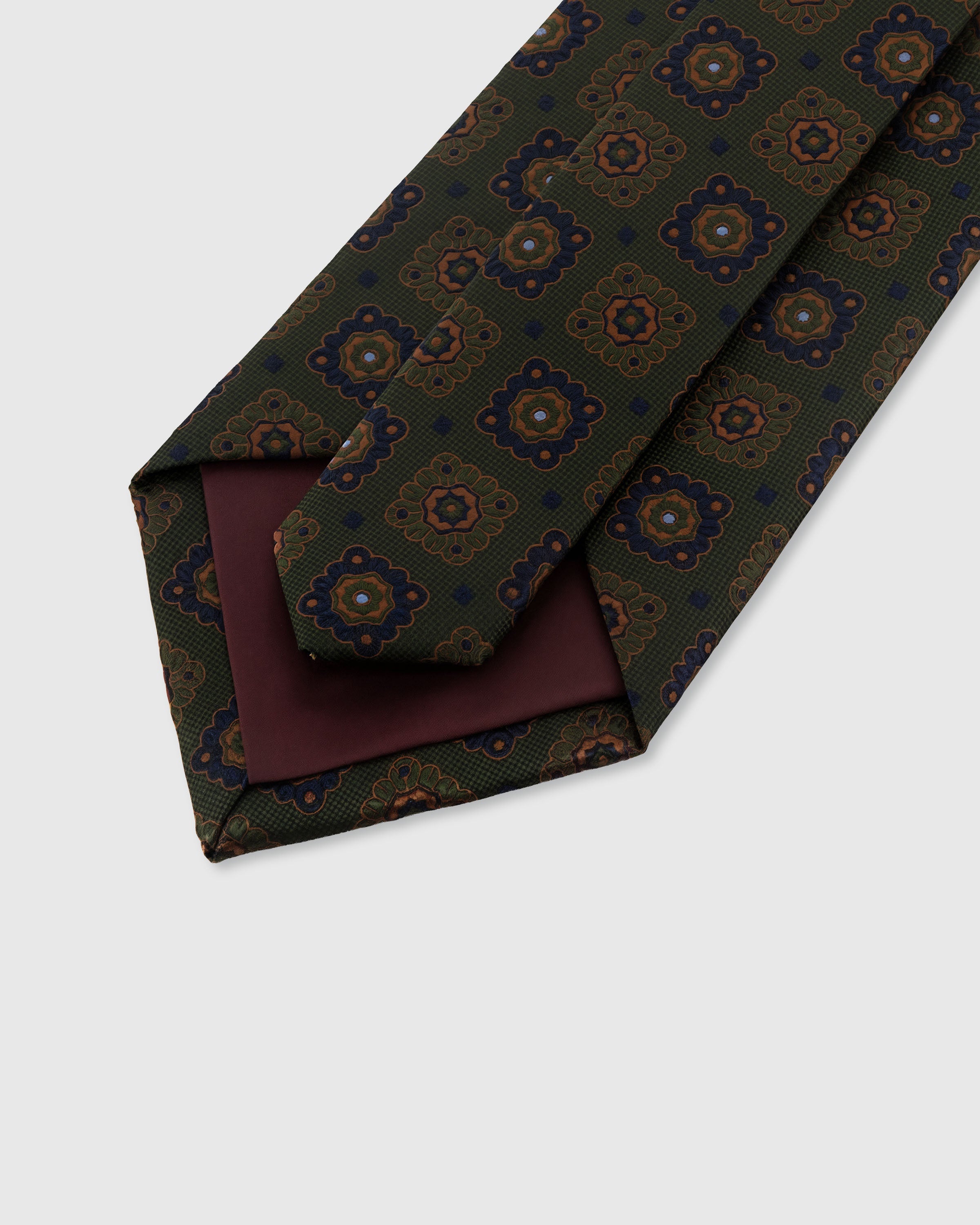 OLIVE MOSAIC TIE