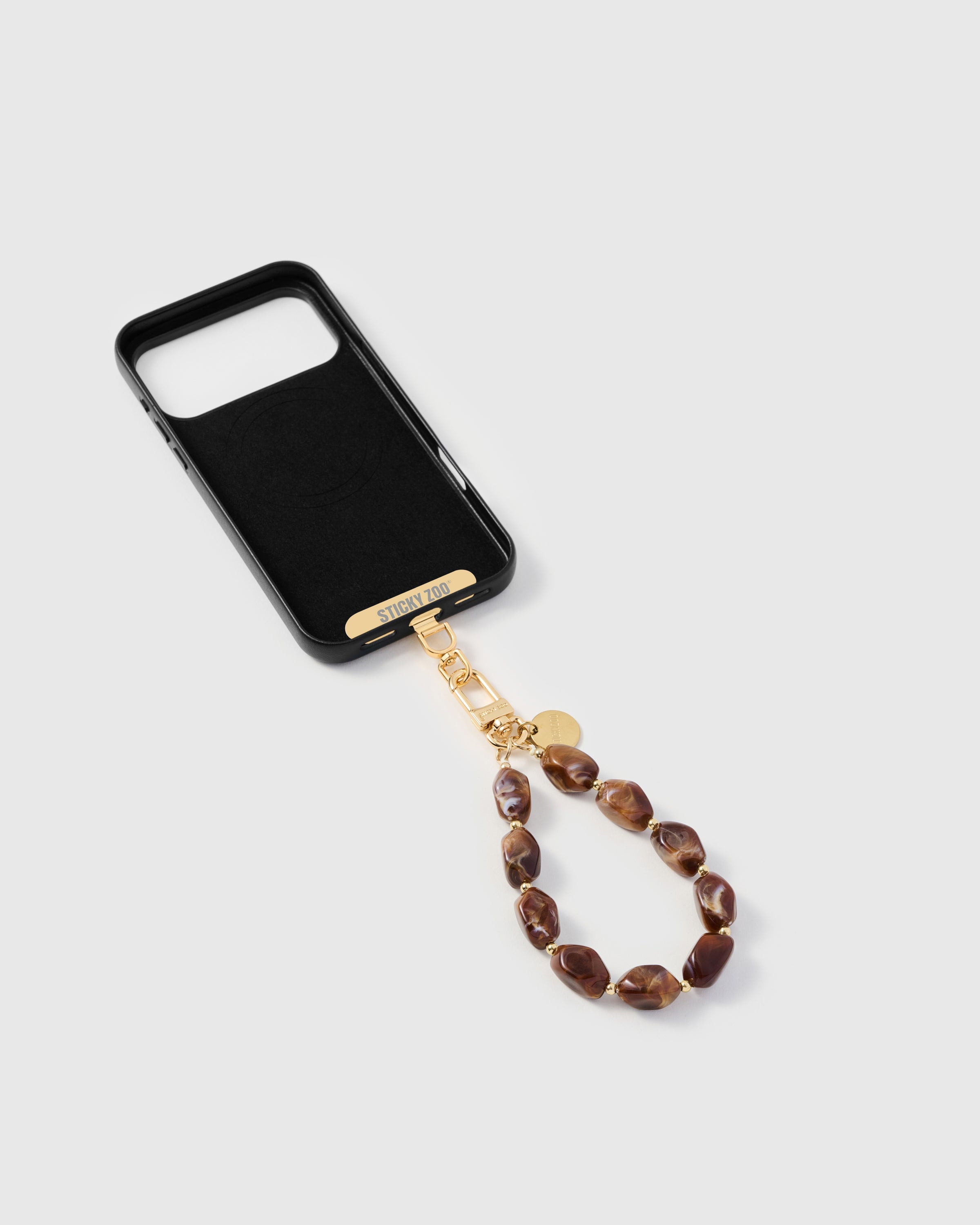 AMBER STONE PHONE STRAP