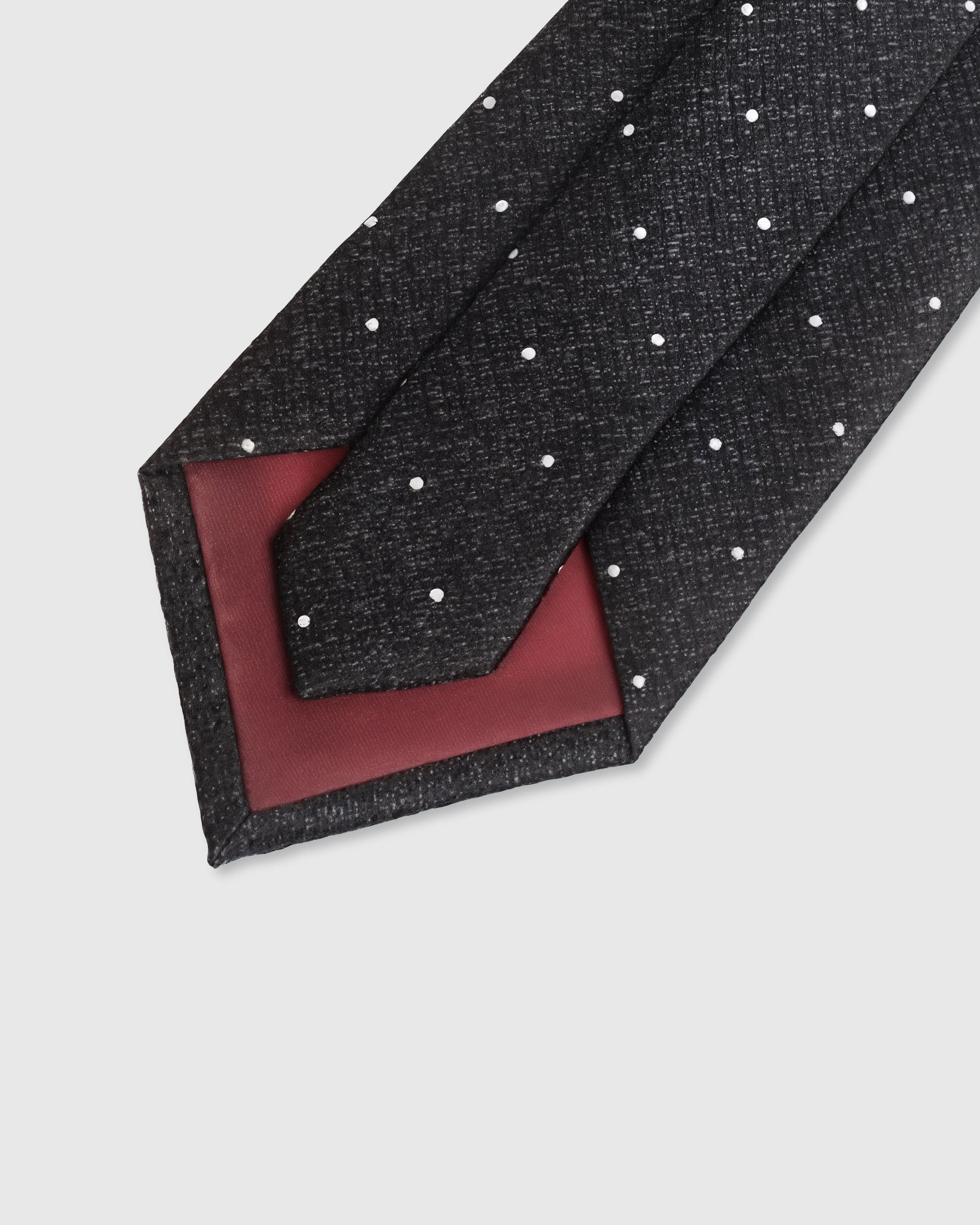 CHARCOAL PIN DOT TIE
