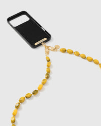 GOLDEN SMOKE CROSS-BODY PHONE STRAP