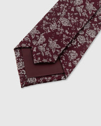 WINE DITSY TIE