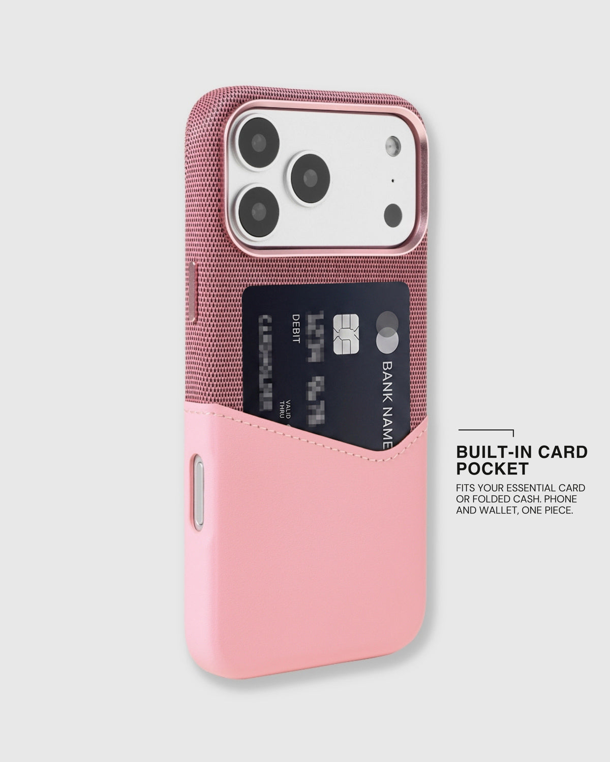 WALLET PHONE CASE — PINK